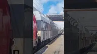 DSB litra EB 3222 p&aring; N&aelig;stved station #danmark #dsb #siemensvectron