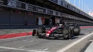 Alfa Romeo F1 Shakedown at Barcelona