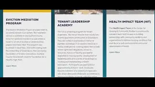 Tenant Education Advocacy Mediation program helping tenants in Greensboro