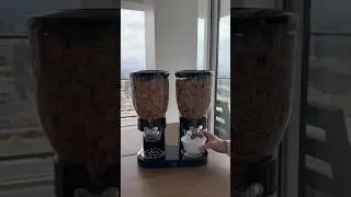 *SATISFYING* CEREAL DISPENSER RESTOCK!! #asmr #organizing #satisfying #restock #kitchengadgets