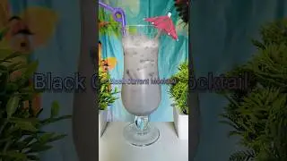 Black Currant Mocktail #shorts