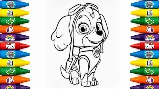 Fun Paw Patrol Drawing | Kids Easy Step by Step 🖍️🐾