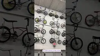 80s style bike collection at Frank and Sons collectible show. BMX bikes #bmx #1980s #frankandsons