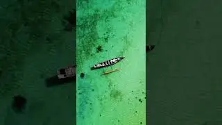 That beautiful boat and day! #ishigakiisland #japan #okinawa #dronevideo