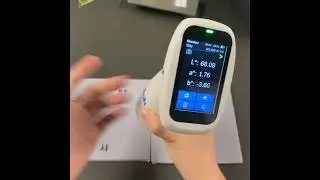 How to measure boards color difference with colorimeter