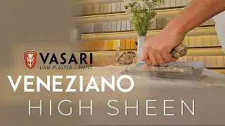 VASARI Veneziano plaster - How to burnish to a high sheen.