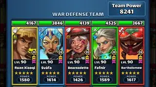 Empires Puzzles : Bloody Meta Bearnie teams war hits 