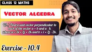 Find a unit vector perpendicular to each of the vector a + b and a - b , where a = 3 i + 2 j + 2 k