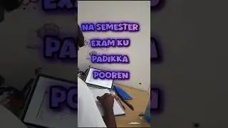 day 3 ...... Na semester exam ku padikka pooren #motivation #collegeexam #examchallenge.