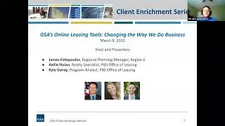 GSA PBS Client Enrichment Series - Online Leasing Tools
