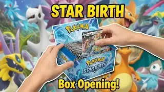 I opened a box of pokemon star birth, lets see what i can get.