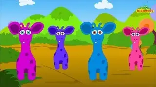 Five Little Giraffes - Popular #NurseryRhymes Collection I Children Songs I #Kidipedes