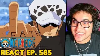 QUE PODER ABSURDO! LAW FARMANDO AURA!!! React One Piece EP. 585