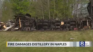 Large fire severely damages portion of Hollerhorn Distillery in Naples &mdash; May 12, 2022