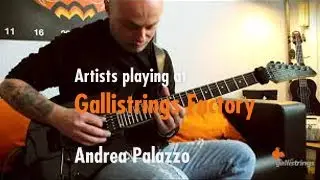 Musician friends at Gallistrings factory - Andrea Palazzo guitar solo with RS1046 nickel strings