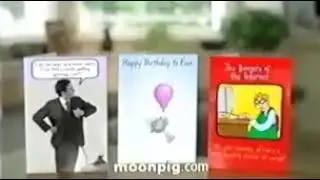 moonpigs advert 2009