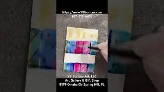 Easy watercolor birthday card painting