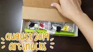 ･*.☆August 2019 ArtSnacks Unboxing☆.*･