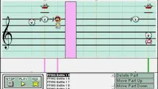 Final Fantasy Mystic Quest Battle Theme in Mario Paint Composer - FINAL version