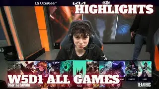 LEC W5D1 All Games Highlights | Week 5 Day 1 S12 LEC Spring 2022