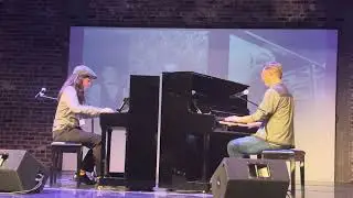 “Smart Alec” Max Libertor and Adam Swanson, 2024 After Hours World Championship Old-Time Piano
