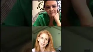 Vogue Greece Instagram Live with Sarah Rafferty (April 29, 2020)