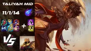 MID Taliyah vs Azir - EU Challenger Patch 25.S2.5