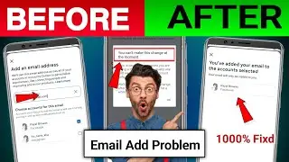 Facebook email add problem You can't make this change at the moment problem 2025 Email add problem 