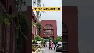 DU FIRST DAY OF COLLEGE | Delhi University 2025🔥| #delhiuniversity