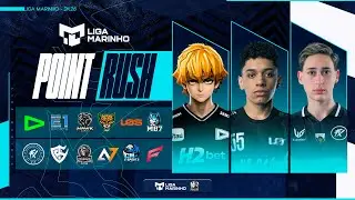 LIGA MARINHO | S3 - POINT RUSH | FLUXO LOUD LOS TEAM SOLID E1  #FREEFIRE