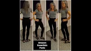 Amazon Essential Pants | Black Skinny Pants | KimTownselYouTube
