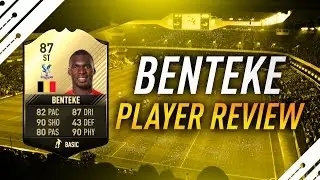 FIFA 17 - TIF 87 RATED BENTEKE!!! PLAYER REVIEW!!! FIFA 17 ULTIMATE TEAM PLAYER REVIEW!!!
