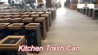 30l kitchen trash can rectangular stainless steel pedal dustbin