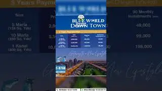 📢 Blue World City | Downtown Residential Plots Offer 🌆🚀 #islamabadrealestate #blueworldcity