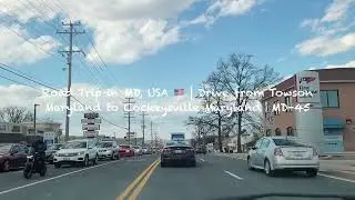Road Trip in MD, USA 🇺🇸 | Drive from Towson Maryland to Cockeysville Maryland｜MD-45