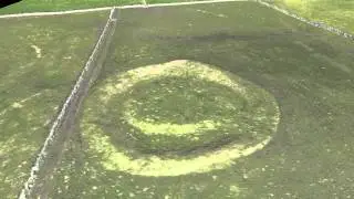 Visualisation of a 3D Model of a Ringfort in the West of Ireland surveyed with a Drone.