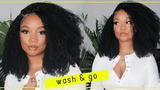 WASH & GO | PROTECTIVE STYLE 4B 4C HAIR | Kinkistry