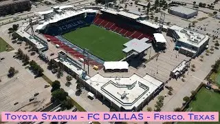 Toyota Stadium Drone Flight - Frisco, Texas - FC Dallas Soccer Club