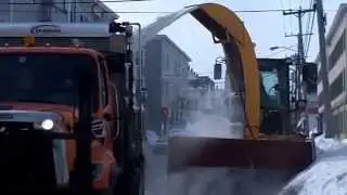 big snow Blower on 938H Caterpillar