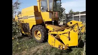 95 Купив шприц для змазки. Шпріцую комбайн. Сампо 500.