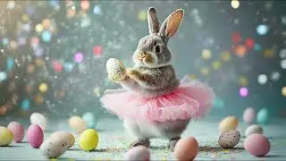 Bossa Nova Jazz Instrumental Background Music | Easter Bunny Rabbits for Focus, Study & Relaxation