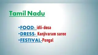 cultural of indian state (food,  festival, dress)