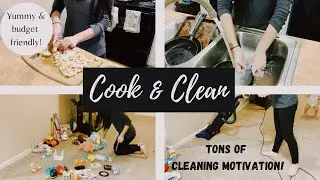 ГОТОВЬТЕ И УБИРАЙТЕ СО МНОЙ | 2020 УБИРАЙТЕ СО МНОЙ #cleanwithme2020 #cookandcleanwithme