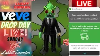 VeVe Drop Day LIVE - LABBIT ENEMIES Frank Kozik Art Blindbox Digital Collectibles NFT Drop!