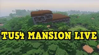 Minecraft PS4 / Xbox TU54 Woodland Mansion LIVE FIRST Attempt