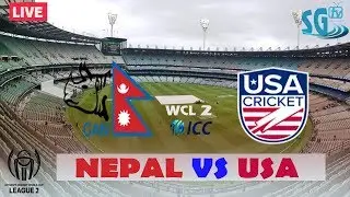 Nepal vs USA||3rd ODI match||WCL2||Live Cricket