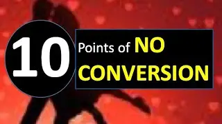 10-pts of NO CONVERSION