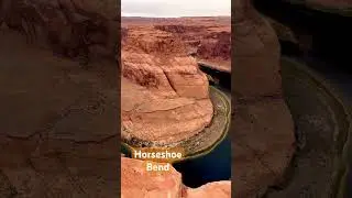 Incredible Horseshoe Bend viewpoint #geology #desert #views #epic #river #wild #nature #wow #rocks