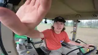 Seeding Hay all day!