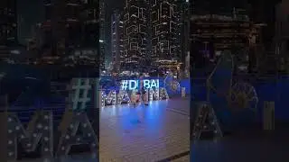 Habibi welcome to Dubai marina #nice